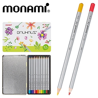 모나미-바우하우스 색연필12색세트